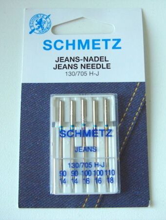 Ihly do šijacích strojov Schmetzna džínsovinu mix 90-110