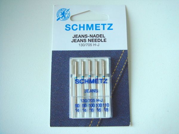 Ihly do šijacích strojov Schmetzna džínsovinu mix 90-110