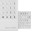 Šijací stroj Janome SEWIST 780DC 3