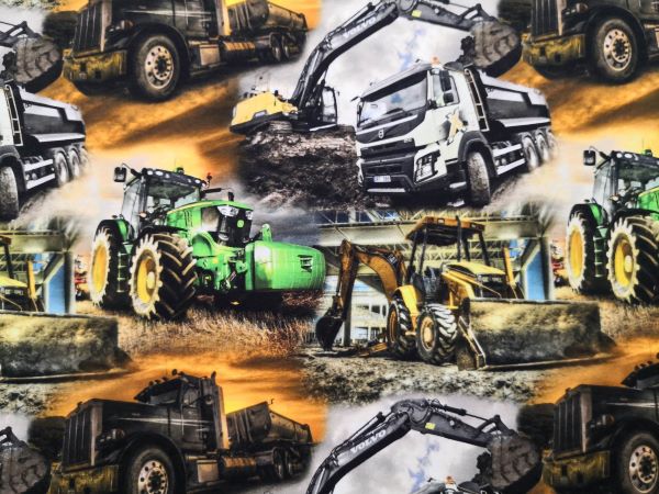 Teplákovina stavebné stroje