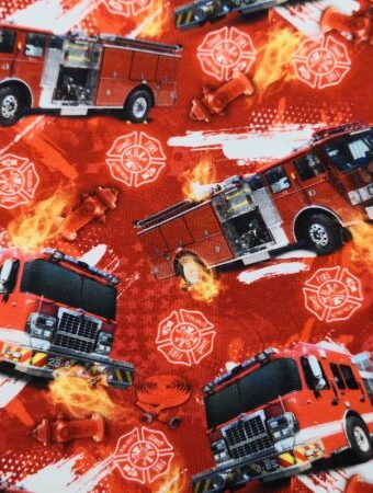 Úplet červený hasiči