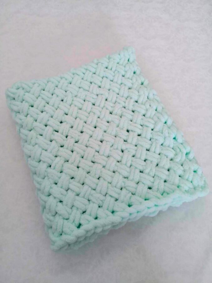 Puffy deka rozmer 60 x70cm mentolová - Image 2