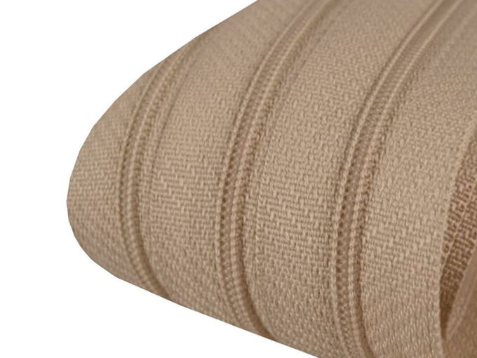 Zips špirálový 3 mm metráž béžový - Image 2
