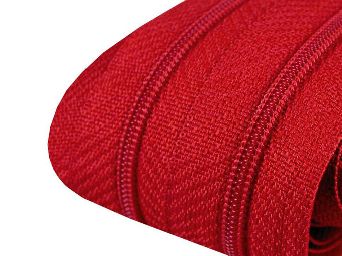 Zips špirálový 3 mm metráž červený - Image 2