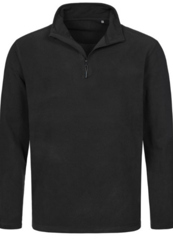 Pánska mikina Active 1/2 zip čierna veľ.XL