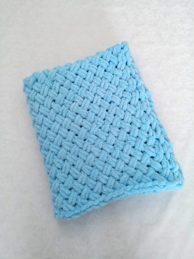 Puffy deka rozmer 60 x70cm modrá - Image 2