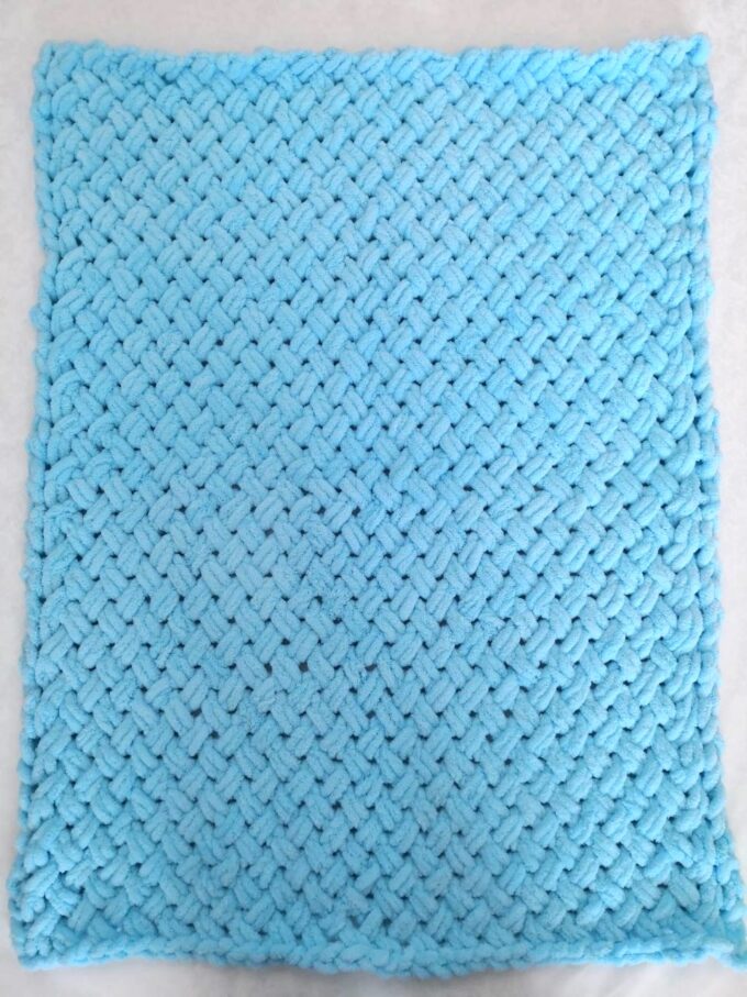 Puffy deka rozmer 60 x70cm modrá - Image 3