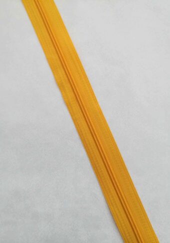 Zips špirálový 3 mm metráž žltý