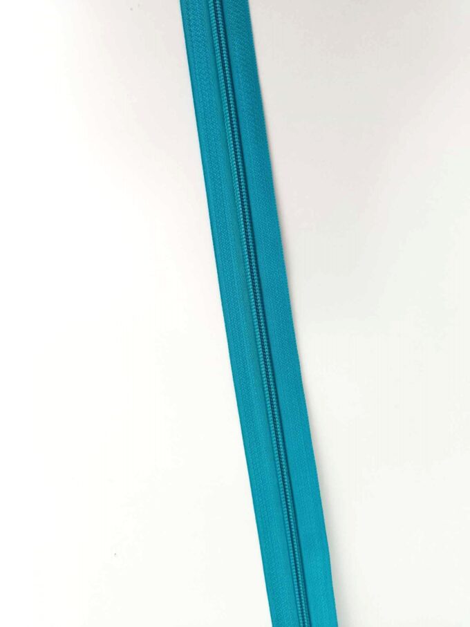 Zips špirálový 5 mm metráž tyrkysový