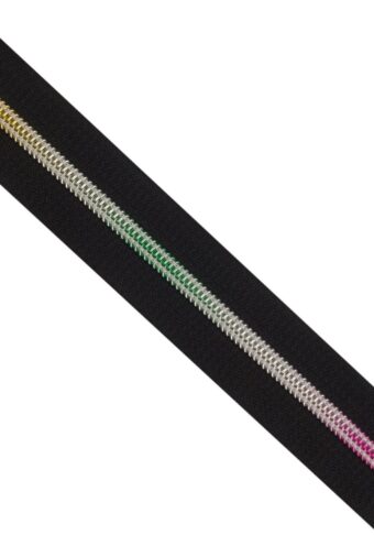 Zips špirálový 6 mm metráž dúhový
