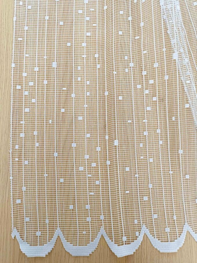 Záclona metráž V022 výška 250cm biela - Image 2