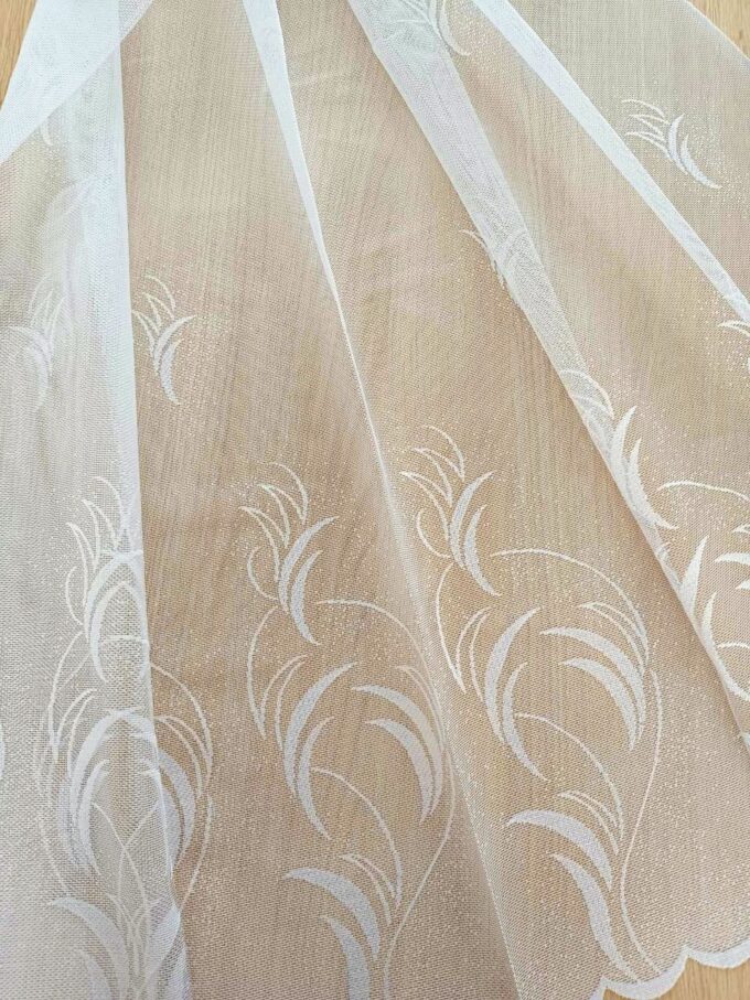 Záclona metráž V318 výška 150cm biela - Image 2