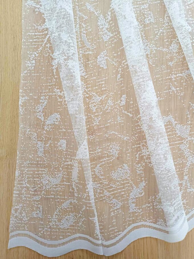 Záclona metráž V428 výška150cm biela - Image 3