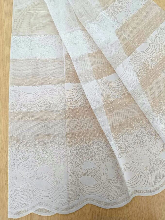 Záclona metráž V458 výška 250cm biela