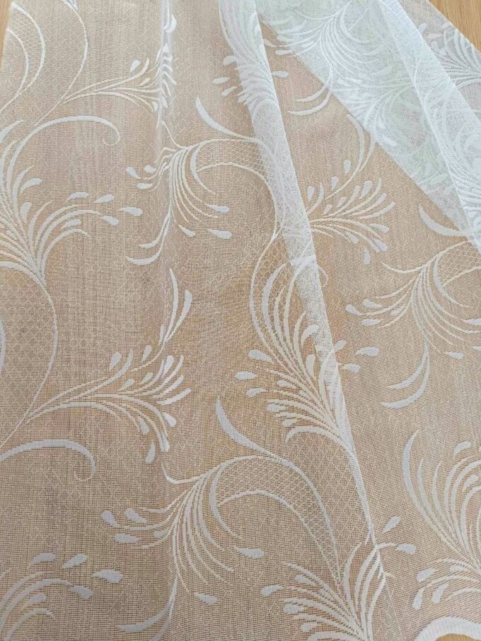 Záclona metráž V563 výška 250cm biela - Image 3