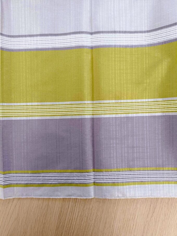 Tkaná organza S066-14 šírka 145cm zelenošedá - Image 2
