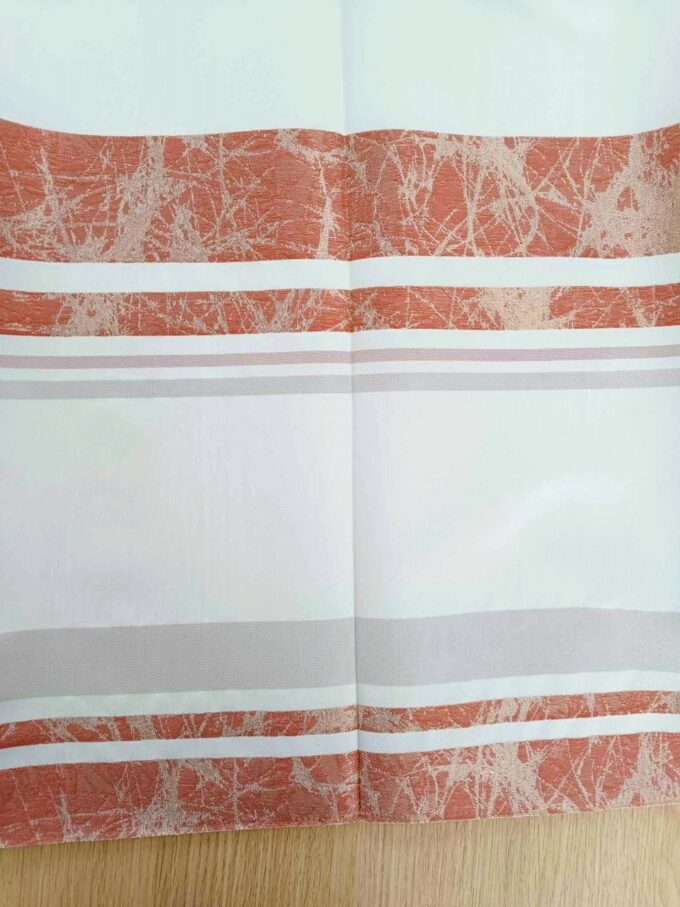 Žakarová dekoračná látka S967-87 šírka 150cm terra - Image 2