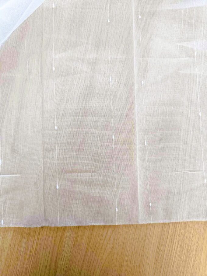 Záclona metráž V0347 výška 260cm biela - Image 2