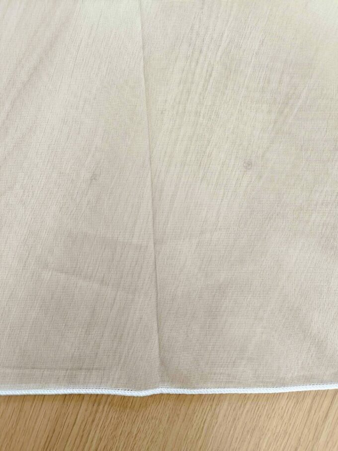 Záclona metráž V0389 výška 300cm krémová s olovkom - Image 2