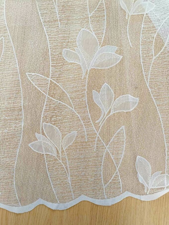 Záclona metráž V038 výška 145cm biela - Image 2