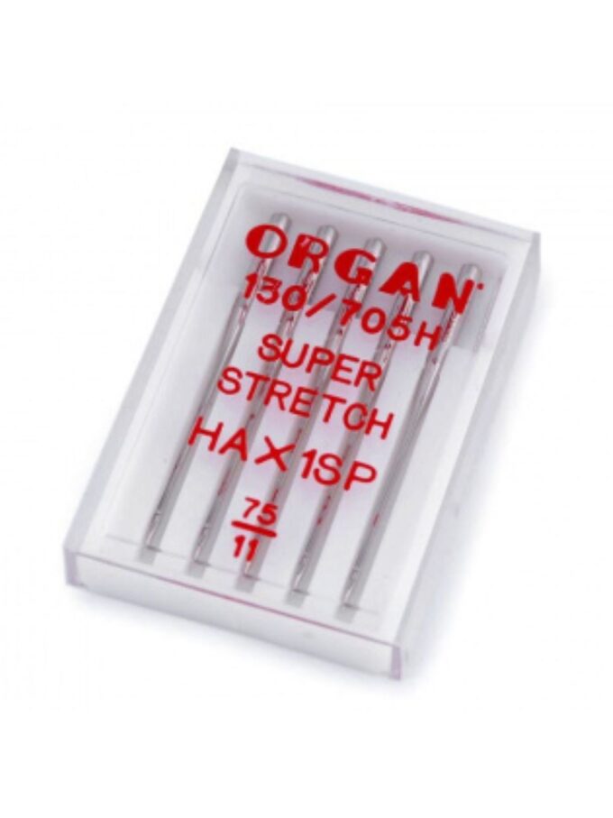 Strojové ihly Super stretch 75;90 Organ